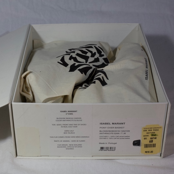 Isabel Marant Pony Over Basket Wedge Sneakers - Picture 8 of 8